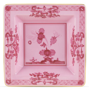 Ginori Oriente Italiano Porpora Small Square Tray / Vide Poche